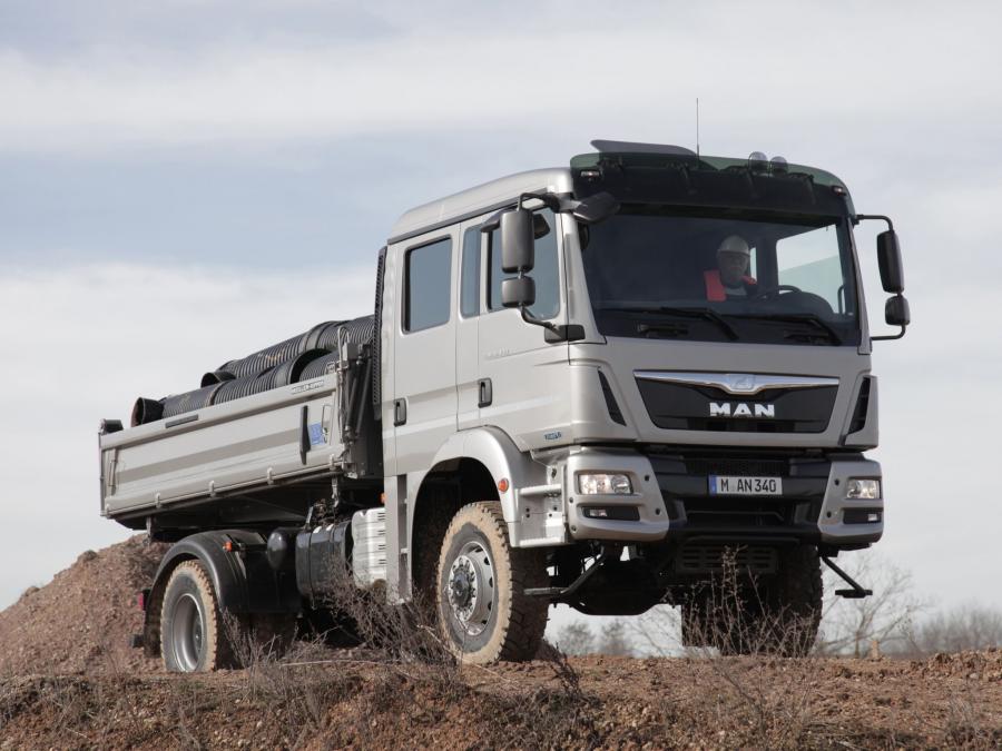  MAN TGM 18.340 FAK Crew Cab Meiller-Kipper 2012 года  (фото 1 из 4)